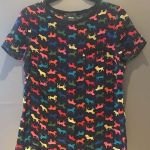 Animal print T-shirt